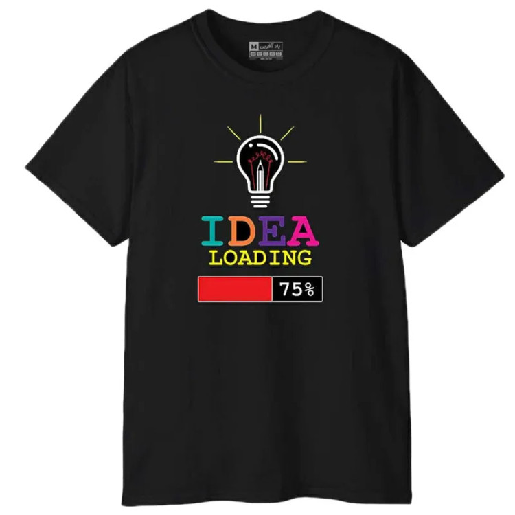 تیشرت آستین کوتاه مردانه مدل ایده جالب کد 1702 با یقه گرد